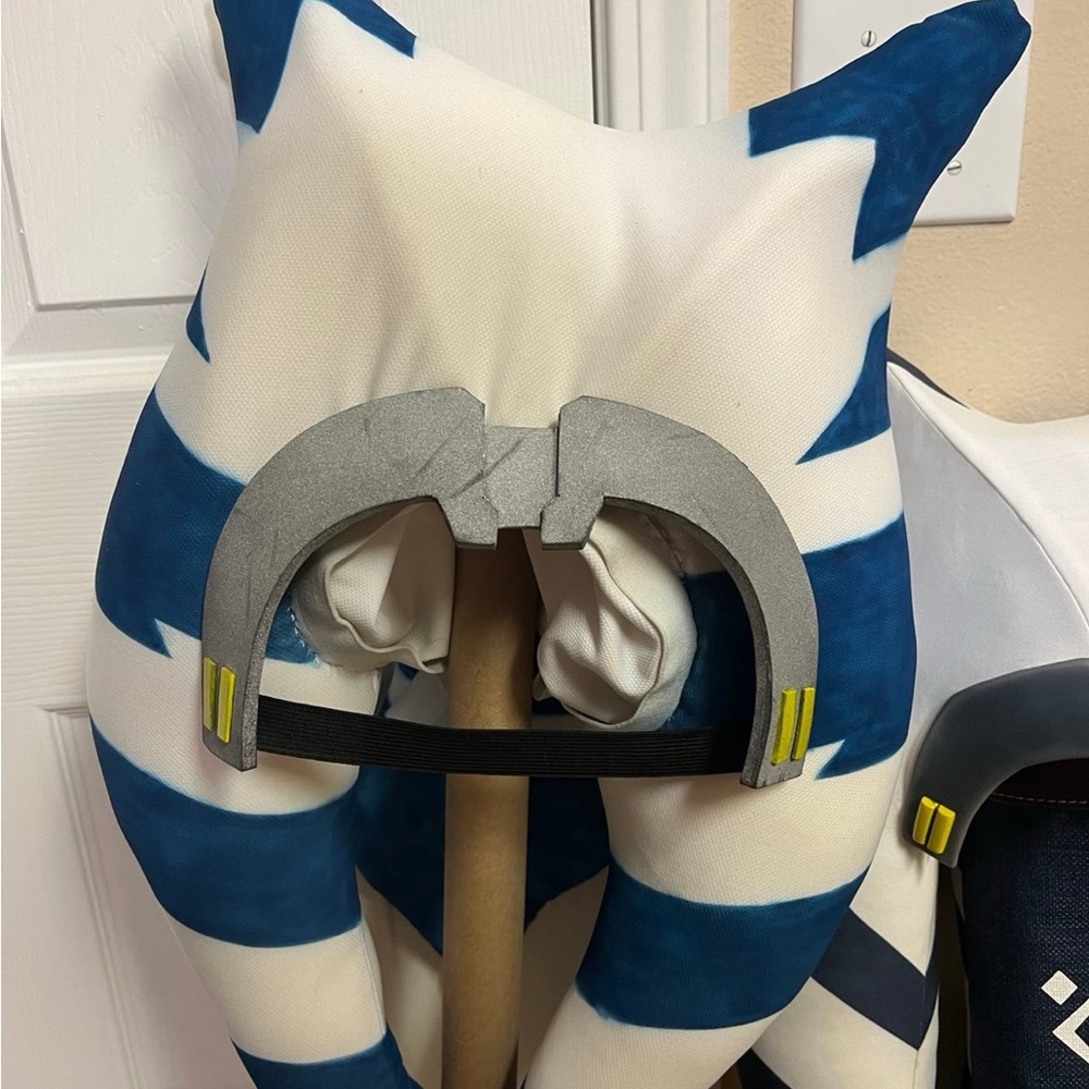 Ahsoka Tano cosplay Headpiece with Silver head band attachment